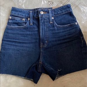 Madewell Curvy High-Rise Denim Shorts